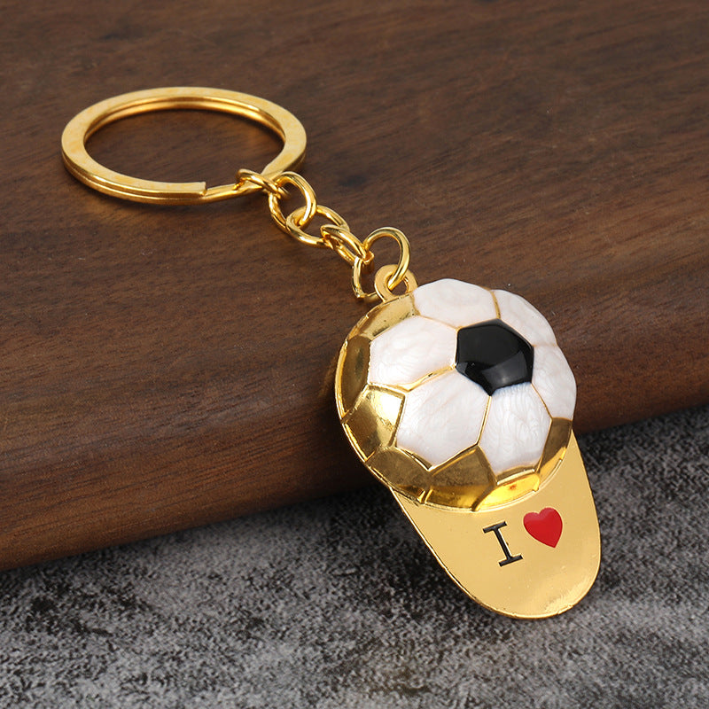 2026 USA-Canadian Cup Football Keychain Trophy Fan Keychain Paris Games Souvenir Gift
