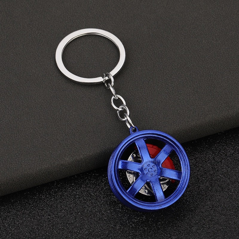 Metal KeyChain Wheel Bag Accessories