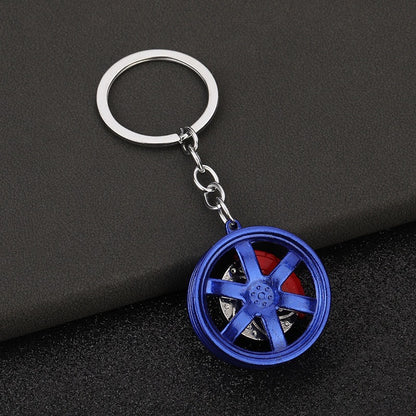 Metal KeyChain Wheel Bag Accessories
