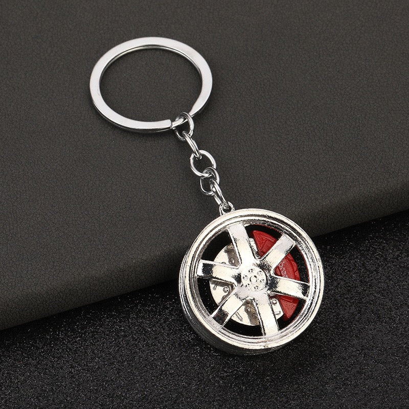Metal KeyChain Wheel Bag Accessories
