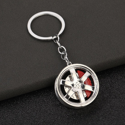 Metal KeyChain Wheel Bag Accessories