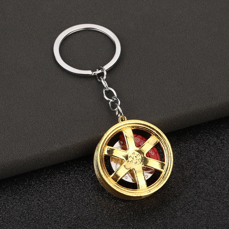 Metal KeyChain Wheel Bag Accessories