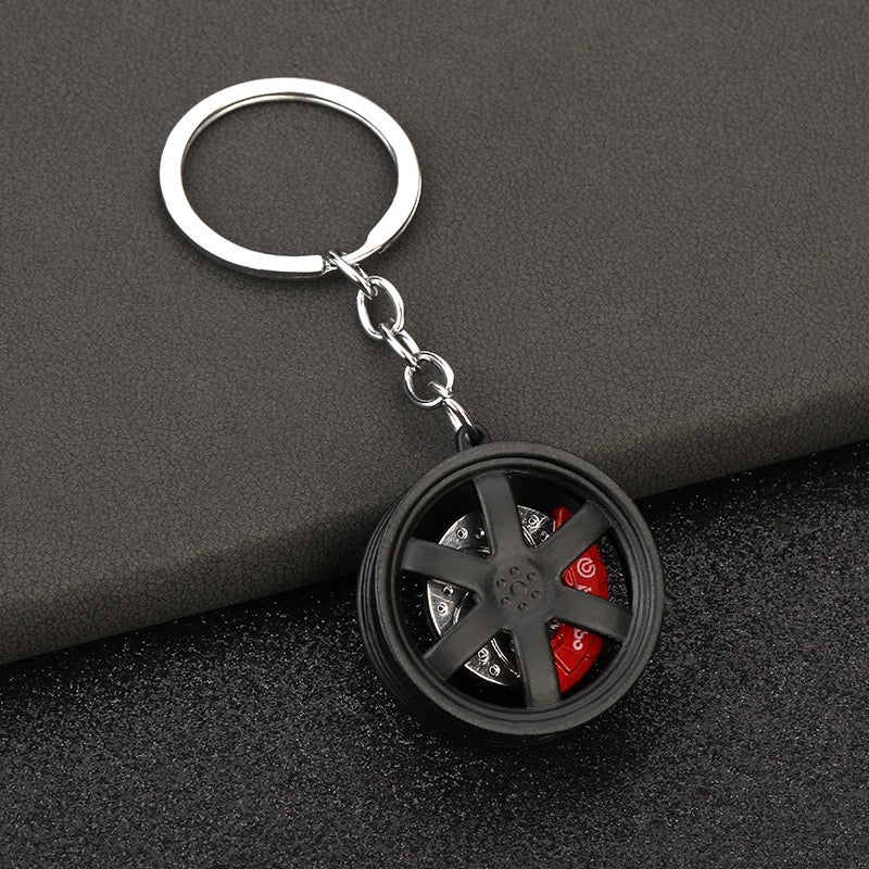 Metal KeyChain Wheel Bag Accessories