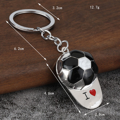 2026 USA-Canadian Cup Football Keychain Trophy Fan Keychain Paris Games Souvenir Gift