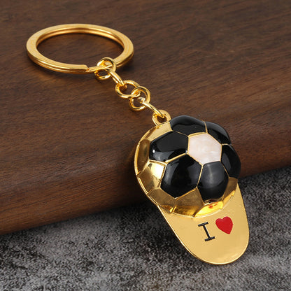 2026 USA-Canadian Cup Football Keychain Trophy Fan Keychain Paris Games Souvenir Gift