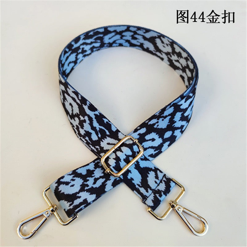 Leopard Print Wide Shoulder Strap - Comfortable Bag Strap Replacement for Messenger Bags, Totes & Purses