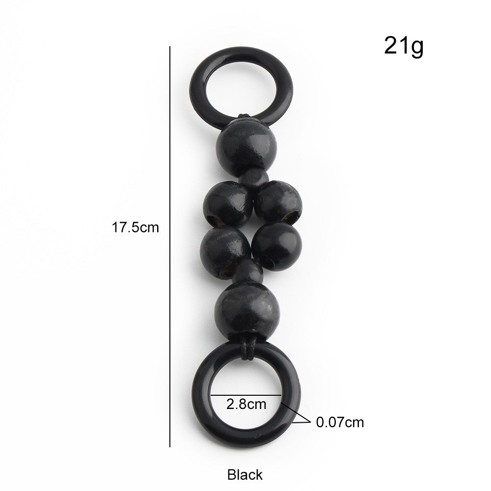 Boho Wooden Bead Handles - Set of 16 for DIY Woven Bags