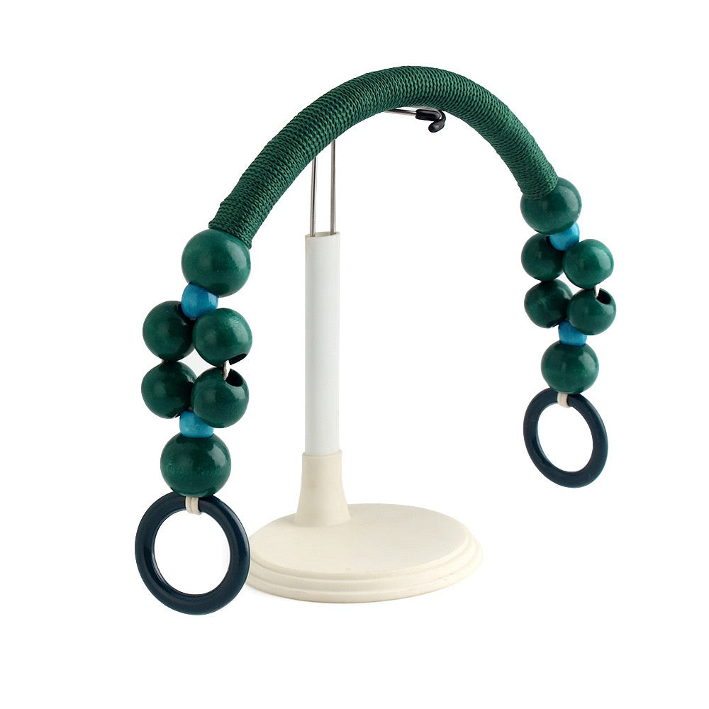 Boho Wooden Bead Handles - Set of 16 for DIY Woven Bags