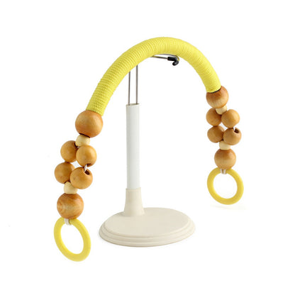 Boho Wooden Bead Handles - Set of 16 for DIY Woven Bags