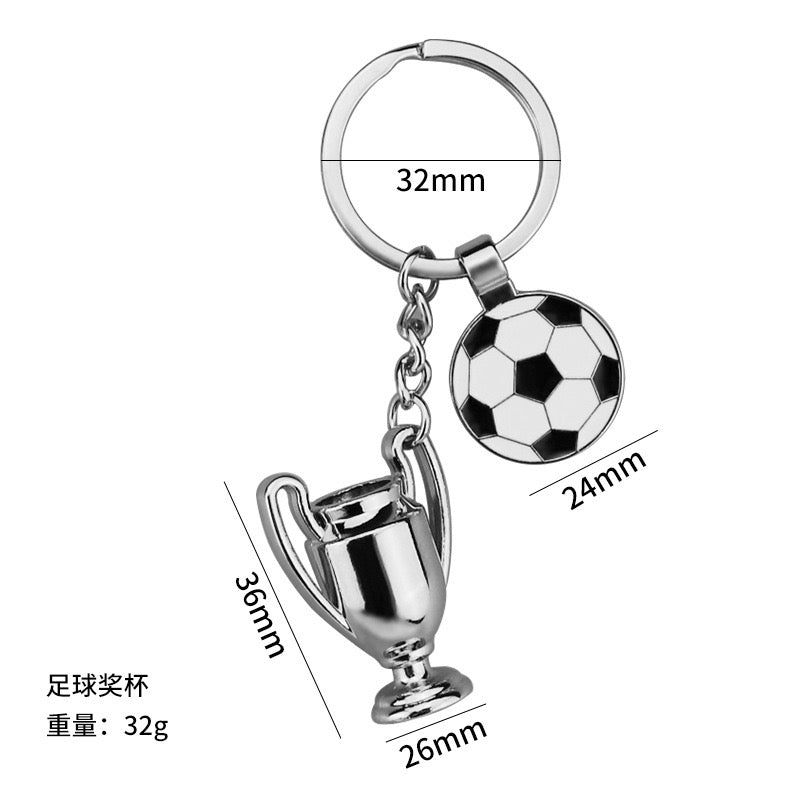 Custom 2026 FIFA World Cup Soccer Charms & Top 5 Leagues Keychains - Fan Souvenirs & Support Gifts