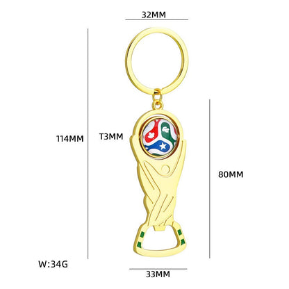 Custom 2026 FIFA World Cup Soccer Charms & Top 5 Leagues Keychains - Fan Souvenirs & Support Gifts